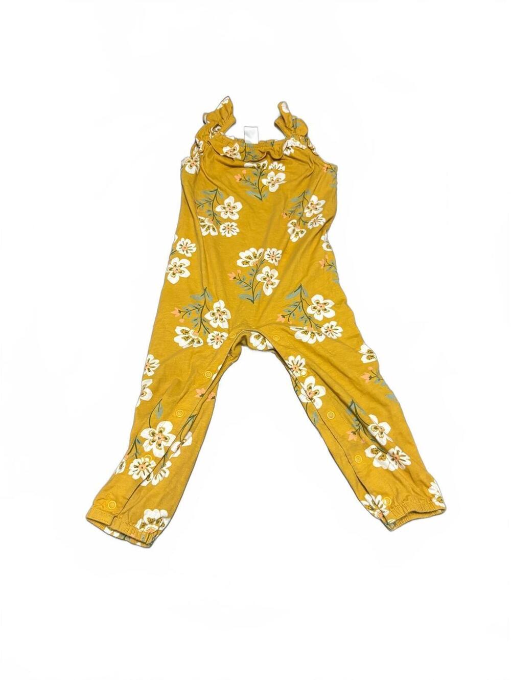 Carter's 24M Yellow Floral Toddler Romper
